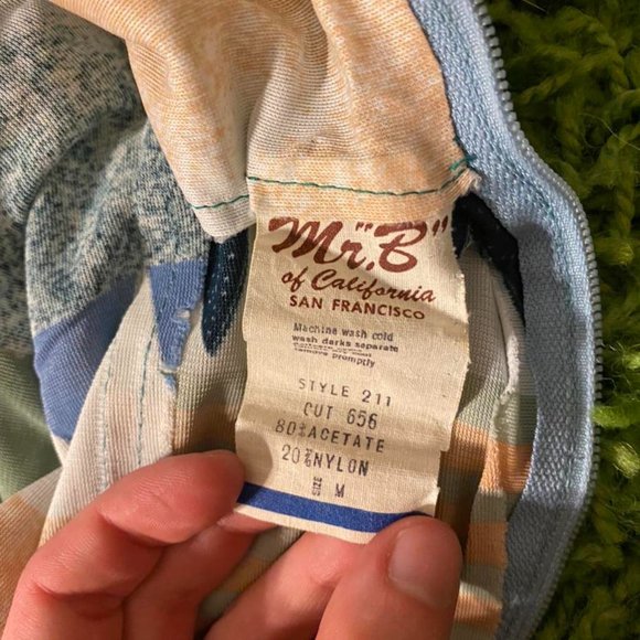 Vintage 70s Maxi Dress by Mr. B of California - Picture 3 of 4